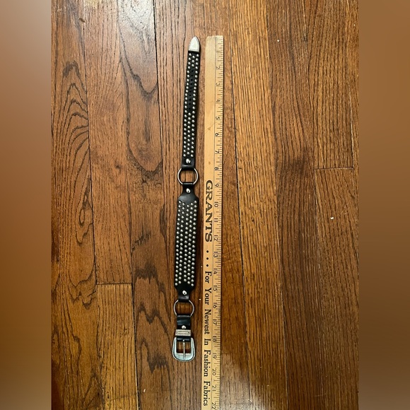 Studded boot strap belt harness studs black I’m pretty sure it’s leather - Picture 10 of 10